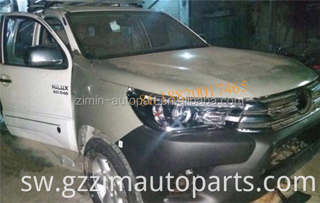 New Arrival high quality No-need-cut 100% fitment upgrade body kit for hilux upgrade to Rocco / Revo / Hilux 2016 +